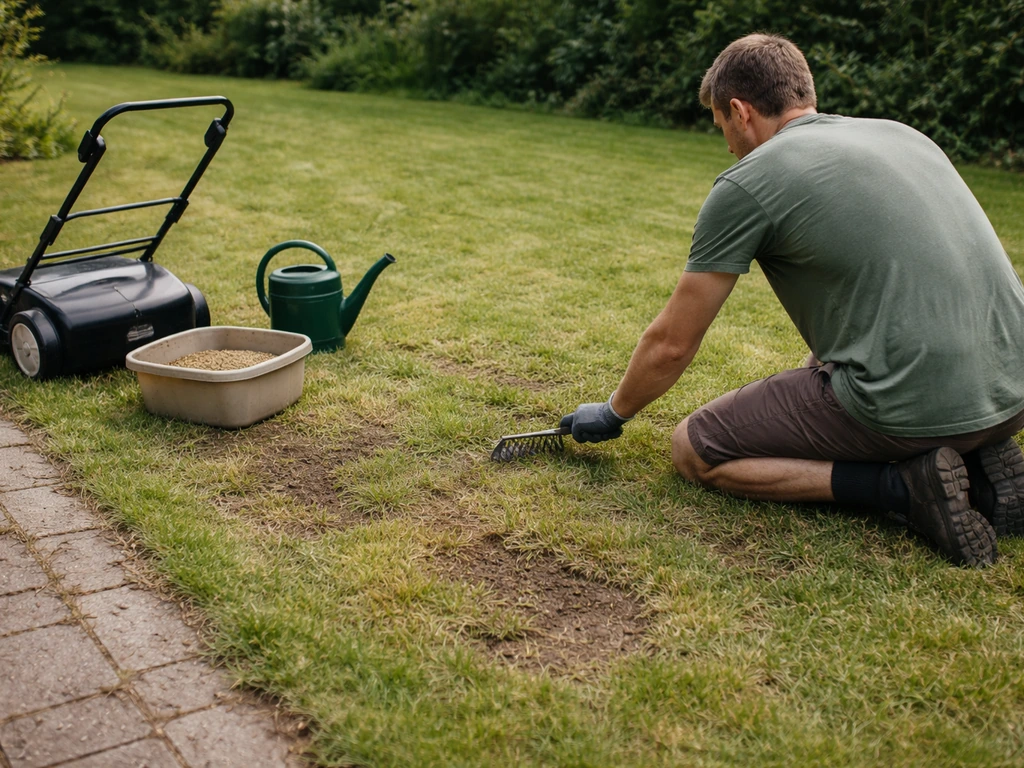 Groen gras fakkelbrigade: veilig stappenplan voor herstel gazon