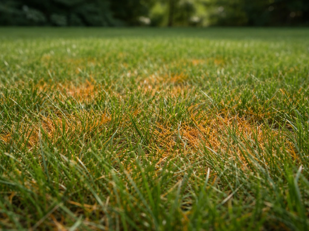 Oranje gras in je gazon: oorzaken en stappenplan voor herstel