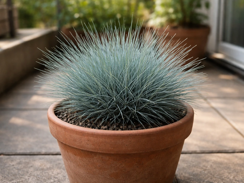 Blauw gras in pot: oorzaken en direct stappenplan voor herstel